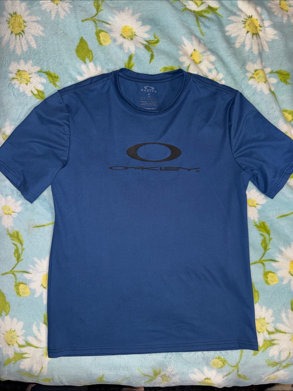 Oakley Men's Royal Blue Short-Sleeve Logo Tee